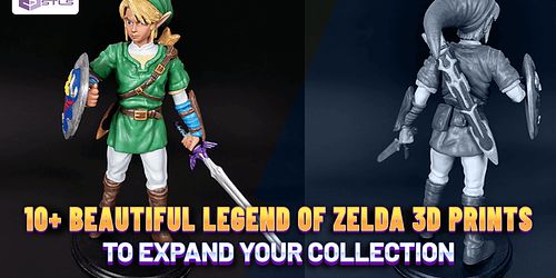 Zelda Ocarina Of Time Young Link - 3D PRINTABLE STATUE | 3D Print Model