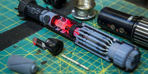 3d printable lightsaber - Transforming into star wars is easier than ever