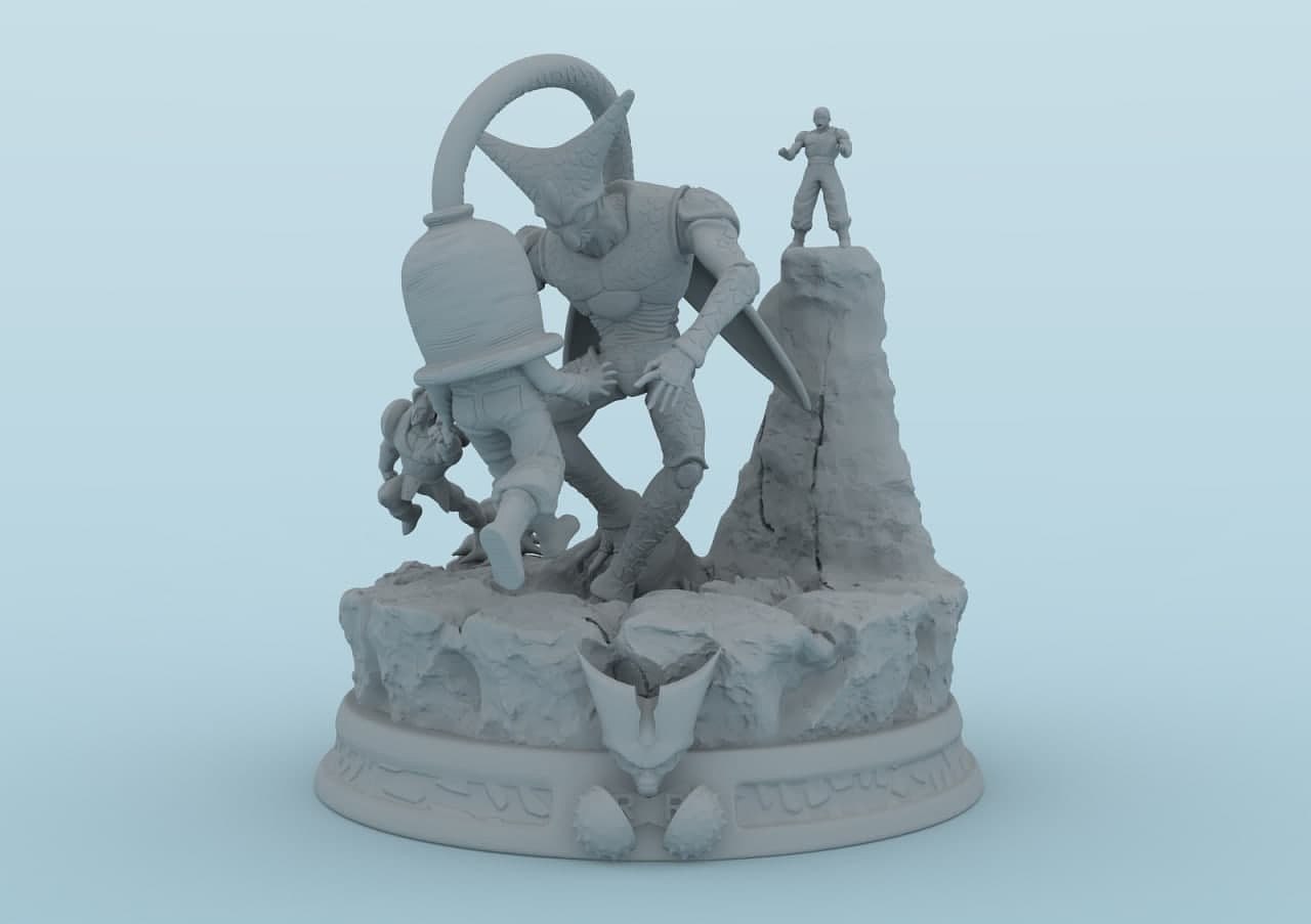 ANDROID 16 DRAGONBALL Z STL FILES 3D model 3D printable