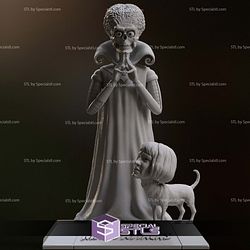 A Martian and Chihuahua Nathalie Lake Mars Attacks Digital Sculpture