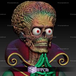 A Martian and Chihuahua Nathalie Lake Mars Attacks Digital Sculpture