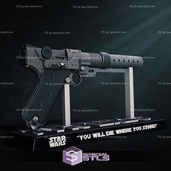 A-180 Blaster for Display Starwars 3D Print Model