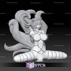 Ahri Nine Tailed Fox BDSM Digital Sculpture