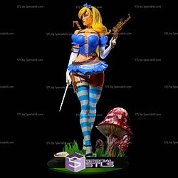 Alice in Wonderland Gun with NSFW Printable Models