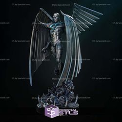 Archangel First Horsemen Marvel Viallins Digital Sculpture