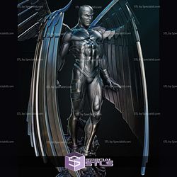 Archangel First Horsemen Marvel Viallins Digital Sculpture