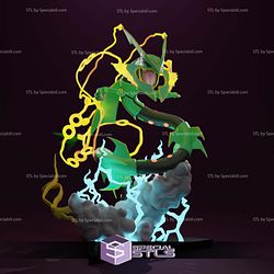 Basic Pokemon Collection - Mega Rayquaza STL Files