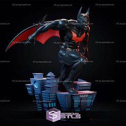 Batman Beyond GCPD Digital Sculpture