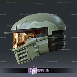 Cosplay STL Files Halo Wars Mark 4 Spartan Helmet