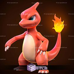 Charmander Evolution Basic Digital Sculpture