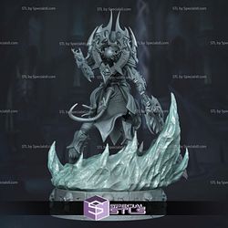 Draenei Death Knight Warcraft Digital Sculpture