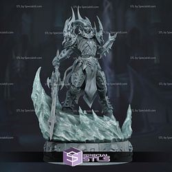 Draenei Death Knight Warcraft Digital Sculpture