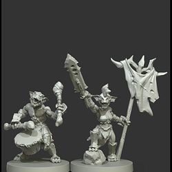 4 Set Goblin Miniature