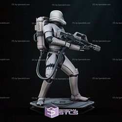 Flame Trooper Digital Sculpture Star Wars