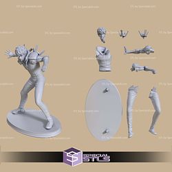 Genos Defend 3D Print Model One Punch Man