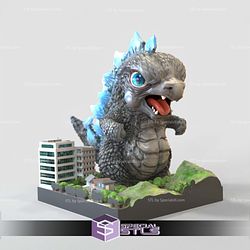 Godzilla Chibi Kaiju STL Files