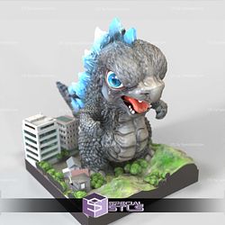 Godzilla Chibi Kaiju STL Files