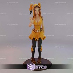 Girl in Pokemon Costume Digital Sculpture