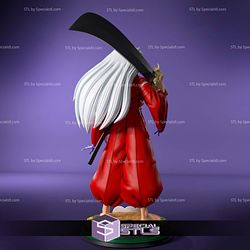 Inuyasha and Sword Digital Sculpture