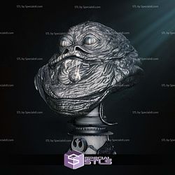 Jabba Bust Portrait 3D Print Model