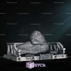 Jabba Lying Starwars 3D Print Model