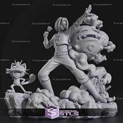 James Kojiro Team Rocket Pokemon 3D Print Model