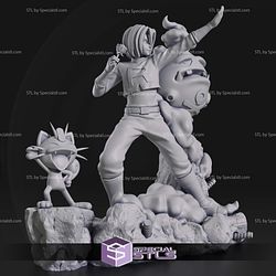 James Kojiro Team Rocket Pokemon 3D Print Model