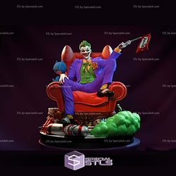 Joker on Sofa Digital Sculpture Printable Models