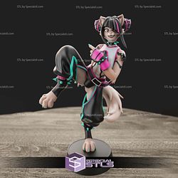 Juri Furry NSFW Street Fighter Digital Sculpture