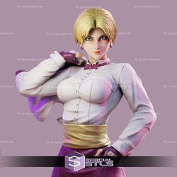 King 3D Model V2 from The King of Fighters