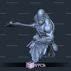 Kratos Bust Printable Models