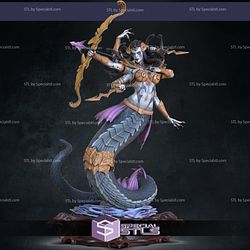 Lady Vashj Waifu Warcraft NSFW 3D Print Model