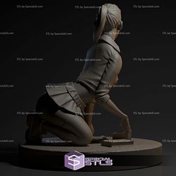 Lewd Girl Sexy Pose Fanart Digital Sculpture