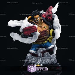 Luffy Gear 4 Kong Gun Digital Sculpture
