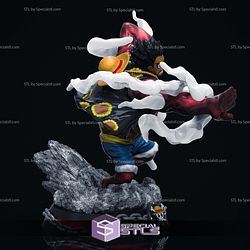 Luffy Gear 4 Kong Gun Digital Sculpture