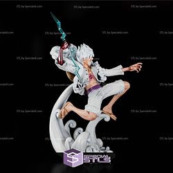 Luffy Gear 5 Thunder One Piece Printable Models