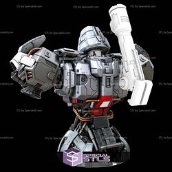 Megatron Bust Transformer Printable Models