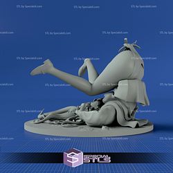 Miko Mido La Blue Girl Sexy Digital Sculpture