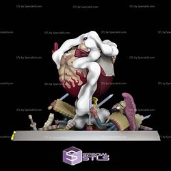 Monkey D Luffy Tank Man Digital Sculpture One Piece