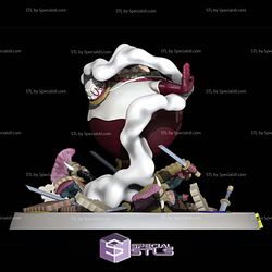 Monkey D Luffy Tank Man Digital Sculpture One Piece