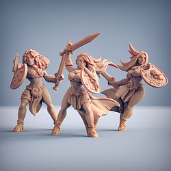 Artisan Guild Amazons Miniatures