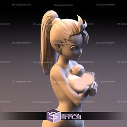 Nemona Pokemon Trainer NSFW Digital Sculpture