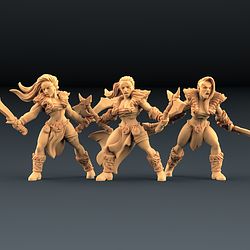 Artisan Guild Amazons Miniatures