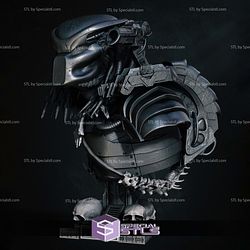 Predator Armor Bust 3D Print Model