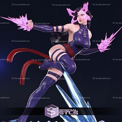 Psylocke in Battle X Men Digital Sculpture