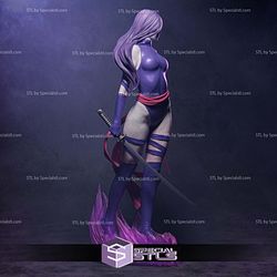 Psylocke Purple Power X Men 3D Print Model