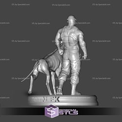 Riddick and Dog Digital Sculpture Printable Models