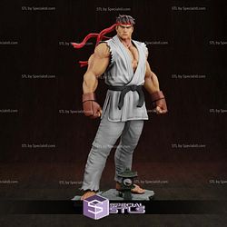 Ryu Basic Standing Printable Models Street Fighter