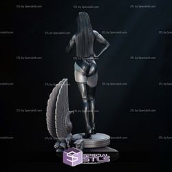 Silk Spectre Watchmen Standing Digital Sculpture