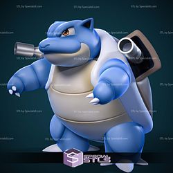 Squirtle Evolution Basic Digital Sculpture